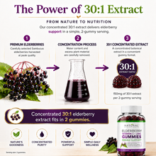 Load image into Gallery viewer, ELDERBERRY GUMMIES