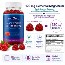 Load image into Gallery viewer, MAGNESIUM GUMMIES HIGH POTENCY