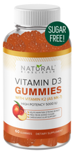 Load image into Gallery viewer, VITAMIN D3 K2 GUMMIES